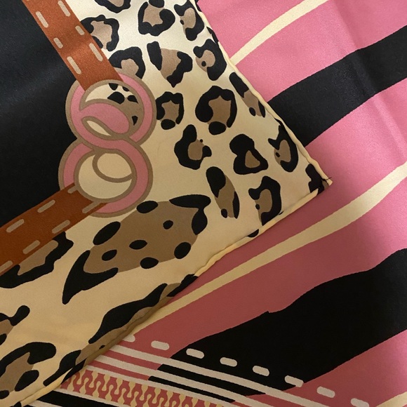 Roberto cavalli silk scarf